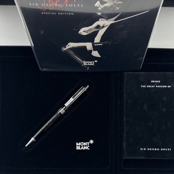 Montblanc Sir Georg Solti Ballpoint pen and Bridge Playing Cards NIB - Picture 5 of 16